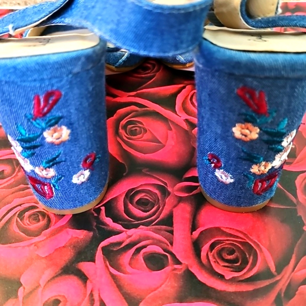 Denim  Sandals - Picture 8 of 15